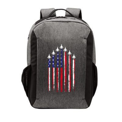 4th Of July Air Veteran Patriotic Fighter Jets Vector Backpack