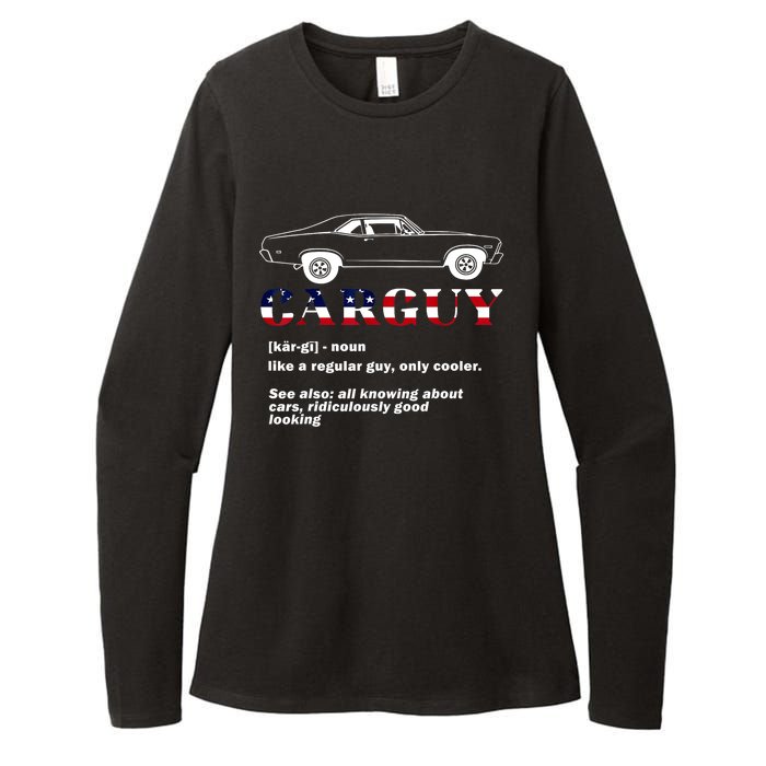 4th Of July Funny Car Guy Definition Gift Womens CVC Long Sleeve Shirt