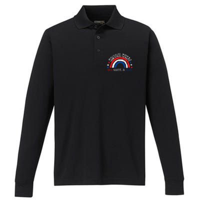 4th Of July Cousin Crew Red White And Blue Cousin Crew Gift Performance Long Sleeve Polo