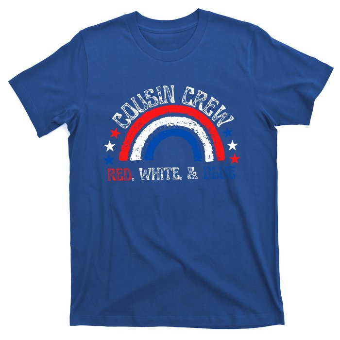 4th Of July Cousin Crew Red White And Blue Cousin Crew Gift T-Shirt