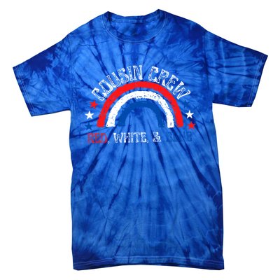 4th Of July Cousin Crew Red White And Blue Cousin Crew Gift Tie-Dye T-Shirt