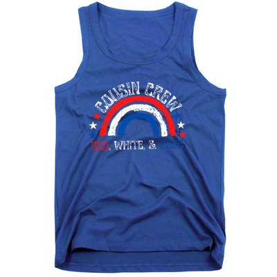 4th Of July Cousin Crew Red White And Blue Cousin Crew Gift Tank Top