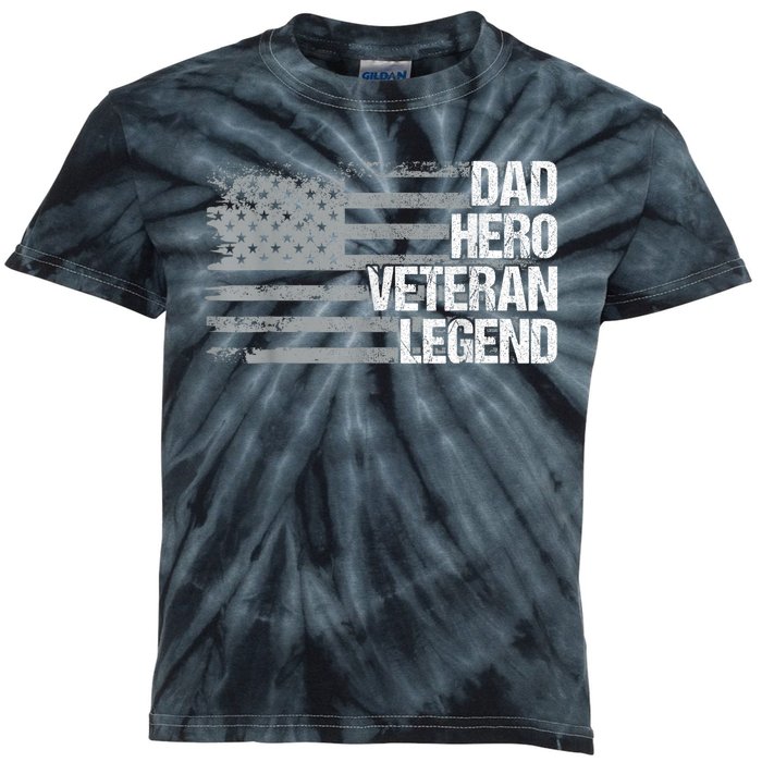 4th Of July For Men Women USA US Flag Dad Grandpa Veteran Kids Tie-Dye T-Shirt