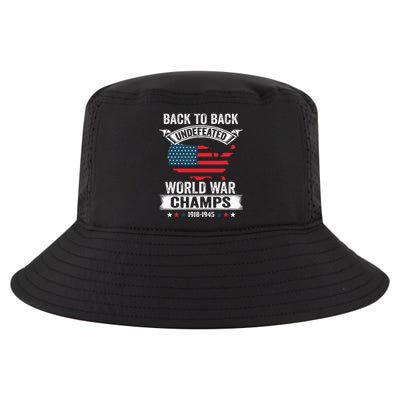 4th Of July Back To Back Undefeated World War Champs Cool Comfort Performance Bucket Hat