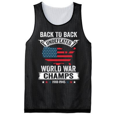 4th Of July Back To Back Undefeated World War Champs Mesh Reversible Basketball Jersey Tank