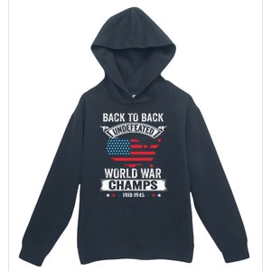 4th Of July Back To Back Undefeated World War Champs Urban Pullover Hoodie