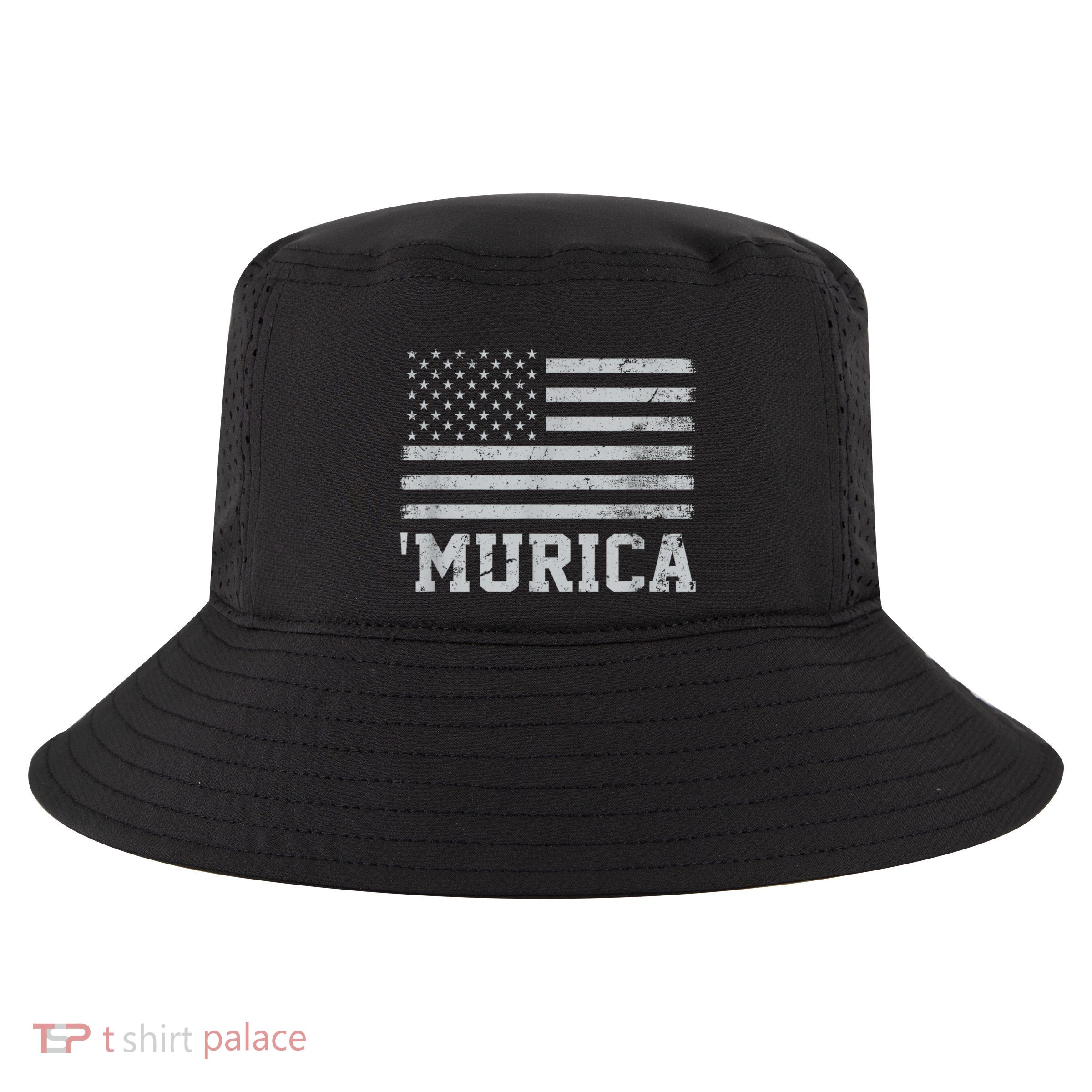 4th Of July Bald Flag Mullet Murica Usa Usa Merica Cool Comfort Performance Bucket Hat