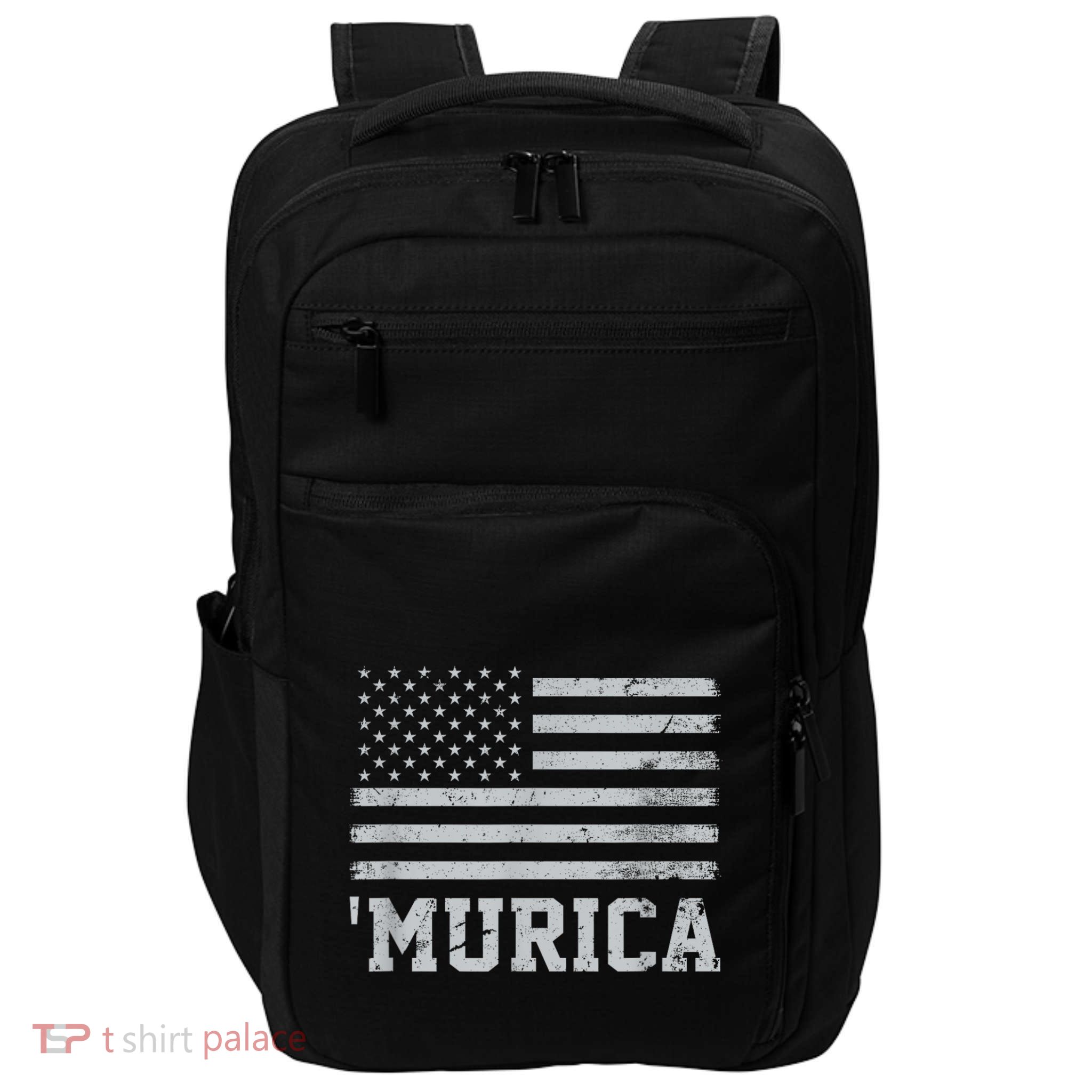 4th Of July Bald Flag Mullet Murica Usa Usa Merica Impact Tech Backpack