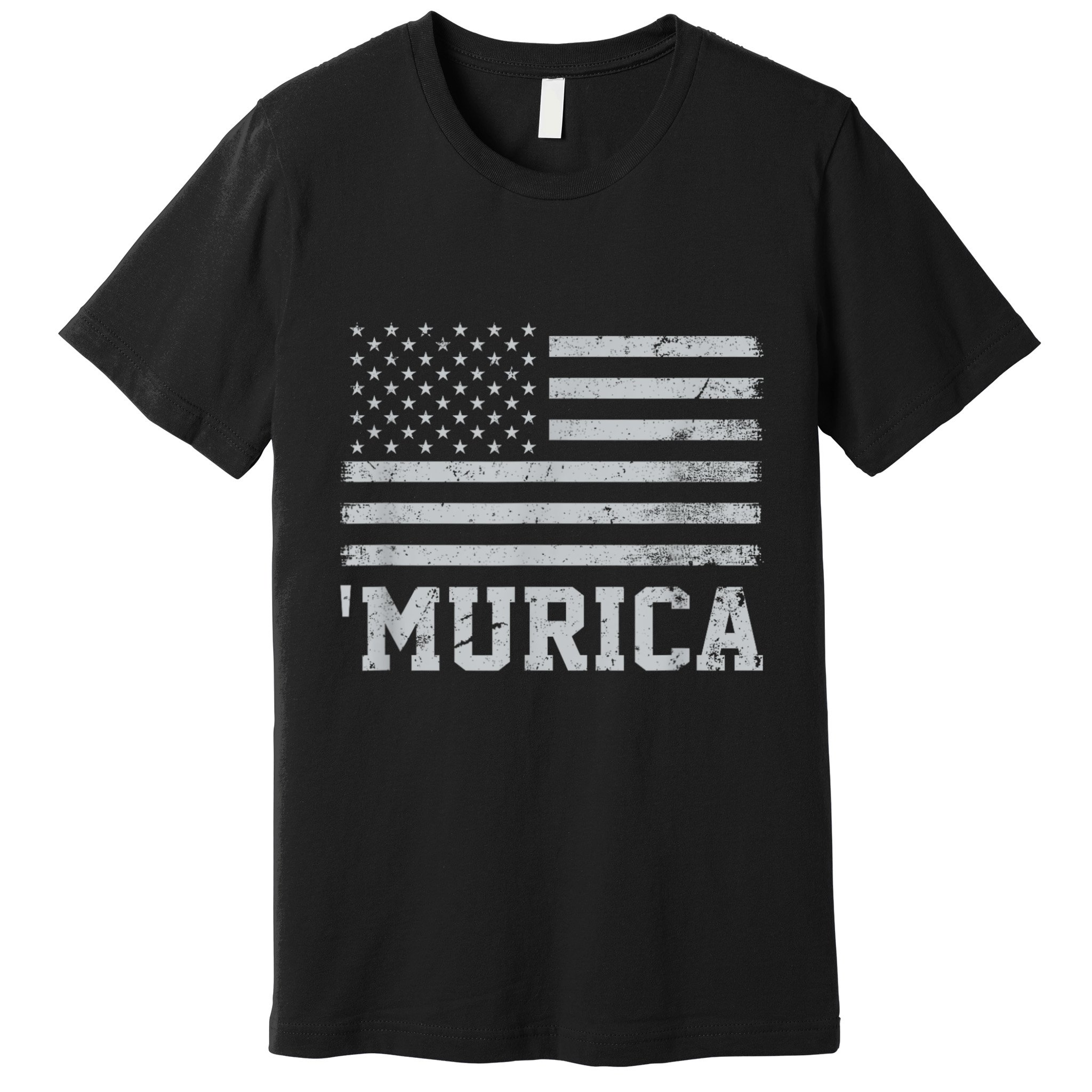 4th Of July Bald Flag Mullet Murica Usa Usa Merica Premium T-Shirt