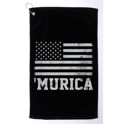 4th Of July Bald Flag Mullet Murica Usa Usa Merica Golf Towel