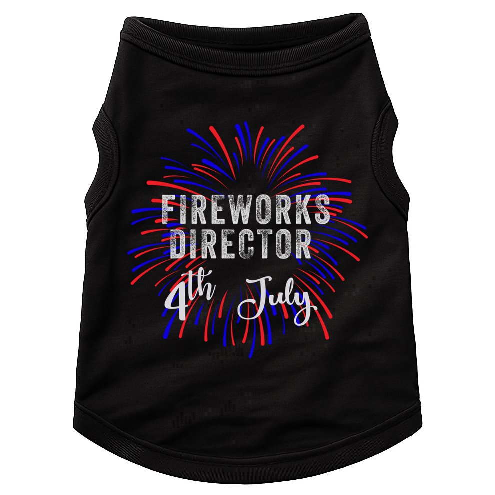 4th Of July Celebration Fireworks Director Gift Doggie Tank