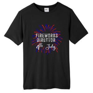 4th Of July Celebration Fireworks Director Gift Tall Fusion ChromaSoft Performance T-Shirt