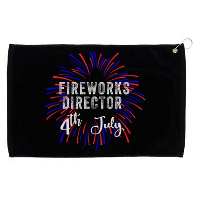 4th Of July Celebration Fireworks Director Gift Grommeted Golf Towel