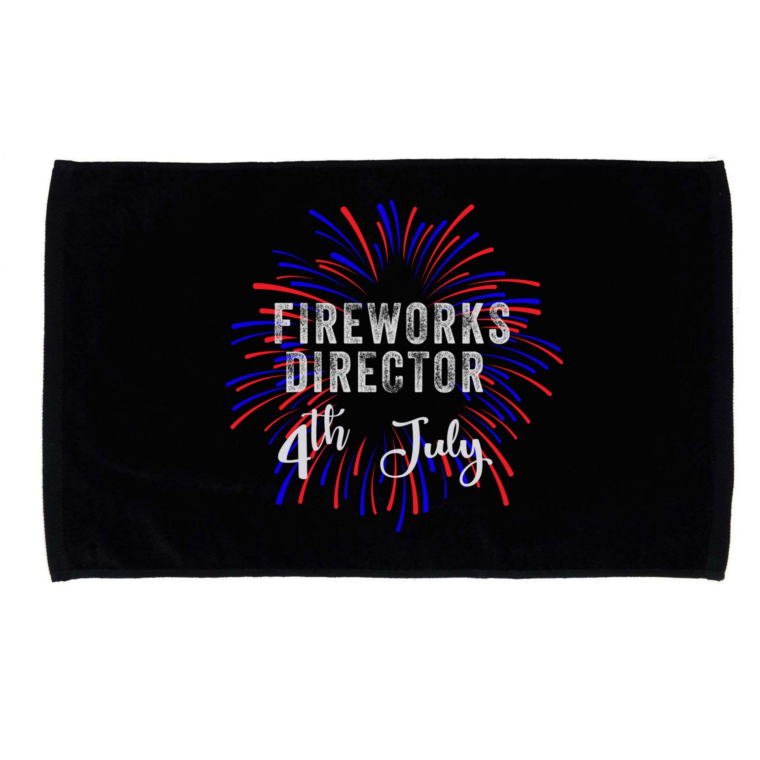 4th Of July Celebration Fireworks Director Gift Microfiber Hand Towel