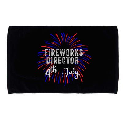 4th Of July Celebration Fireworks Director Gift Microfiber Hand Towel