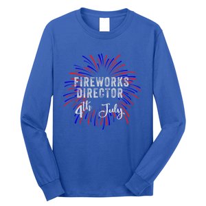 4th Of July Celebration Fireworks Director Gift Long Sleeve Shirt