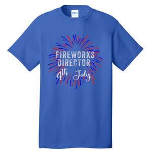 4th Of July Celebration Fireworks Director Gift Tall T-Shirt