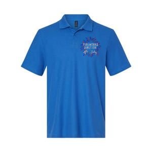 4th Of July Celebration Fireworks Director Gift Softstyle Adult Sport Polo