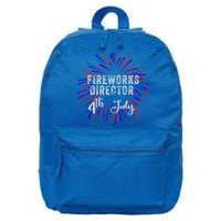 4th Of July Celebration Fireworks Director Gift 16 in Basic Backpack