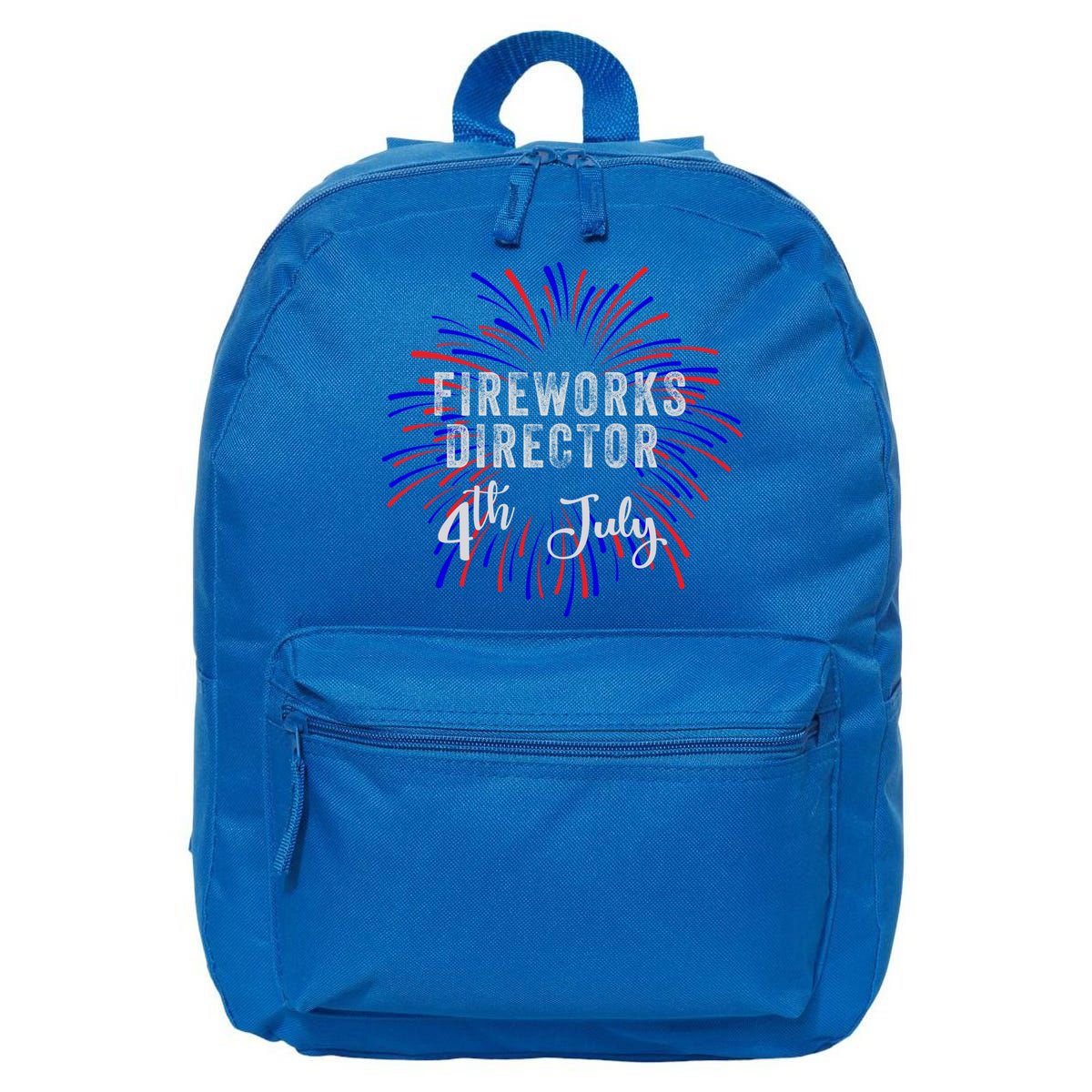 4th Of July Celebration Fireworks Director Gift 16 in Basic Backpack