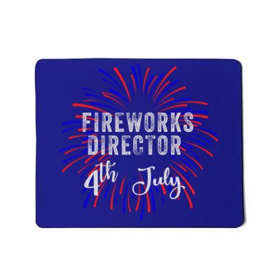 4th Of July Celebration Fireworks Director Gift Mousepad