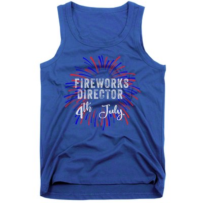 4th Of July Celebration Fireworks Director Gift Tank Top