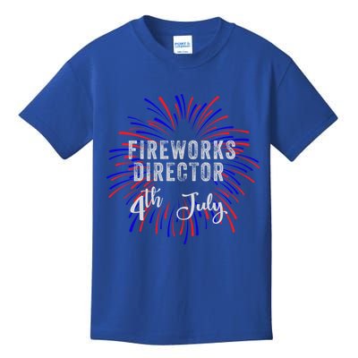 4th Of July Celebration Fireworks Director Gift Kids T-Shirt