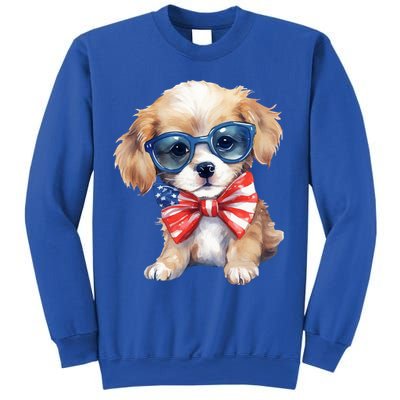 4th Of July Cute Dog Lover Sweatshirt