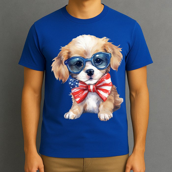 4th Of July Cute Dog Lover T-Shirt