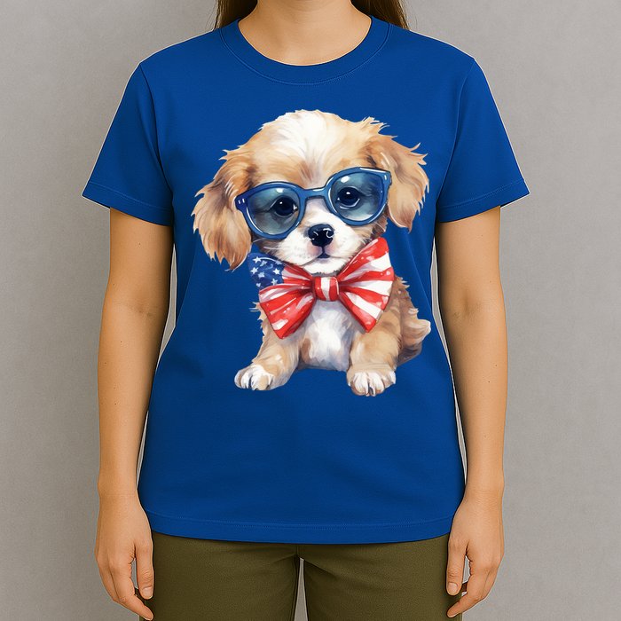 4th Of July Cute Dog Lover T-Shirt
