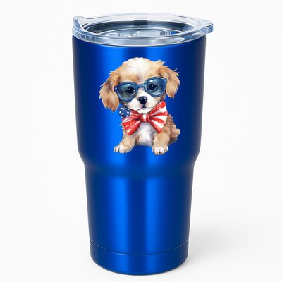 4th Of July Cute Dog Lover Tumbler