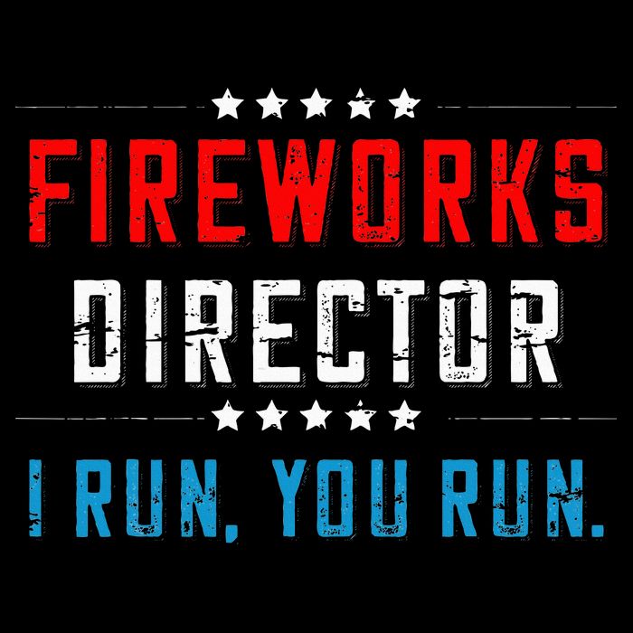 4th Of July Fireworks Director I Run You Run Cropped Pullover Crew