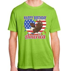 4th Of July Eagle Great Gift Happy Birthday America Gift Adult ChromaSoft Performance T-Shirt