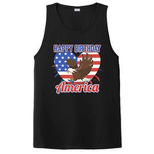 4th Of July Eagle Great Gift Happy Birthday America Gift PosiCharge Competitor Tank