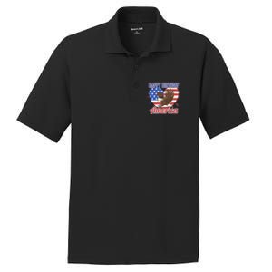 4th Of July Eagle Great Gift Happy Birthday America Gift PosiCharge RacerMesh Polo