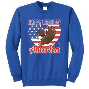 4th Of July Eagle Great Gift Happy Birthday America Gift Sweatshirt