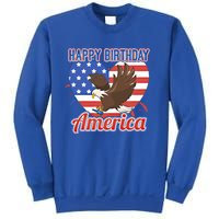 4th Of July Eagle Great Gift Happy Birthday America Gift Sweatshirt