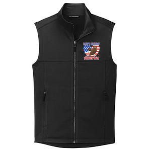 4th Of July Eagle Great Gift Happy Birthday America Gift Collective Smooth Fleece Vest