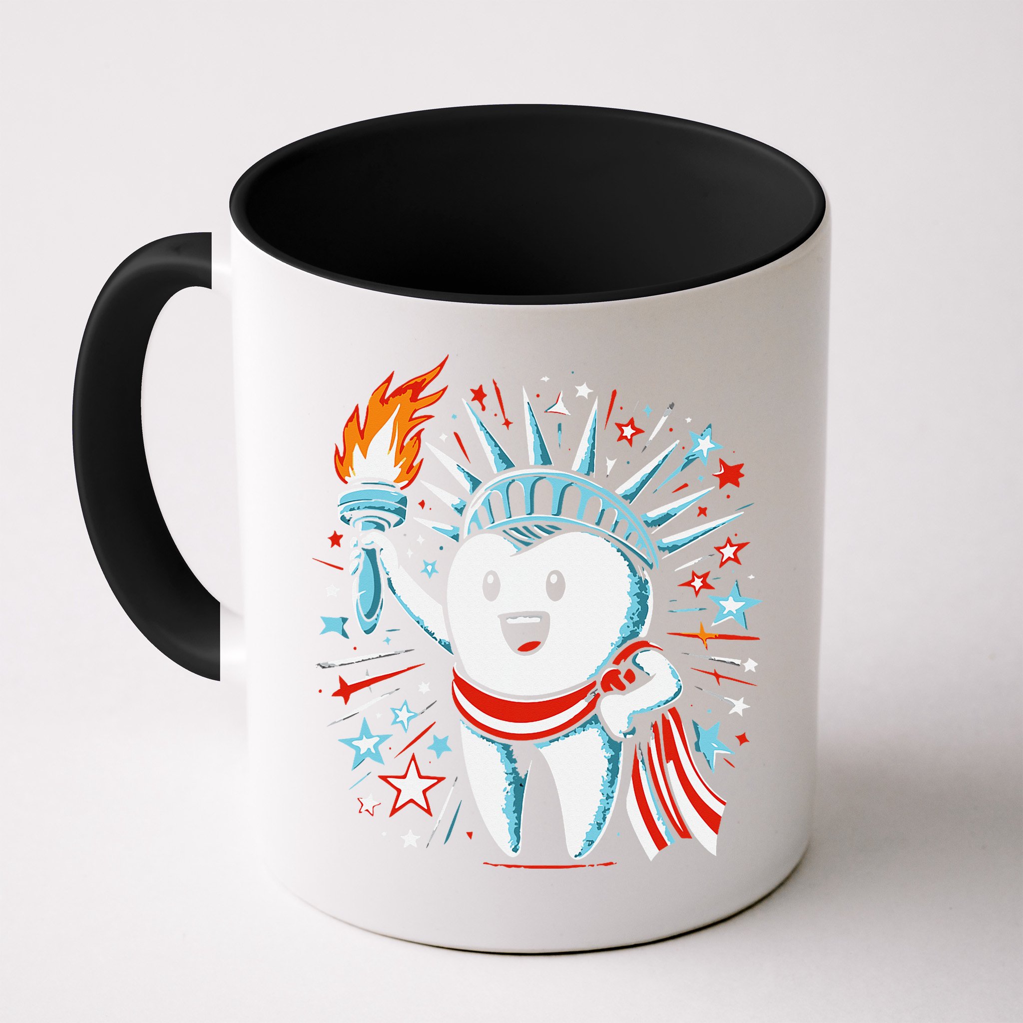 4th Of July Dentist Tooth Dental Patriotic Women Mug