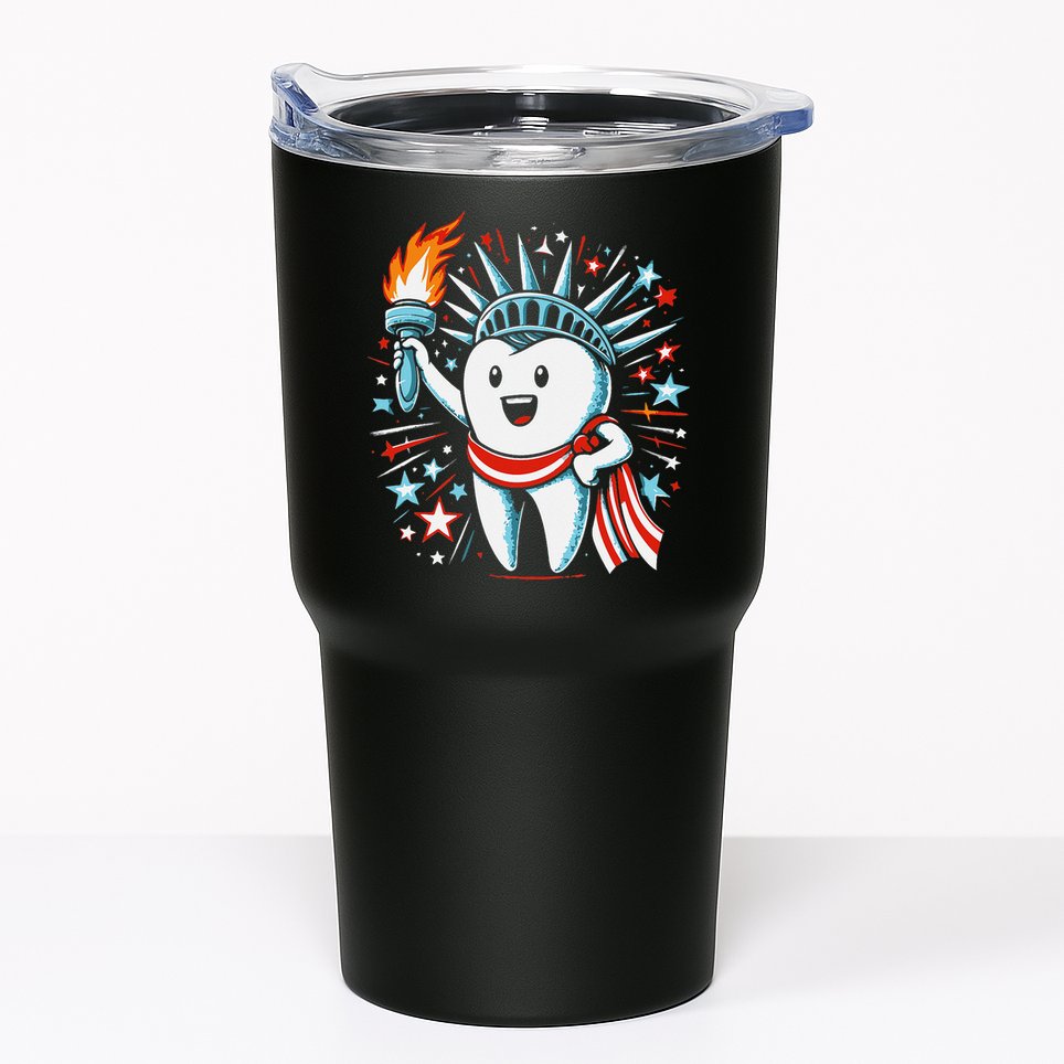 4th Of July Dentist Tooth Dental Patriotic Women Tumbler