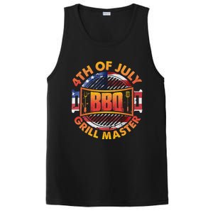 4th Of July Bbq Grill Master Gift PosiCharge Competitor Tank