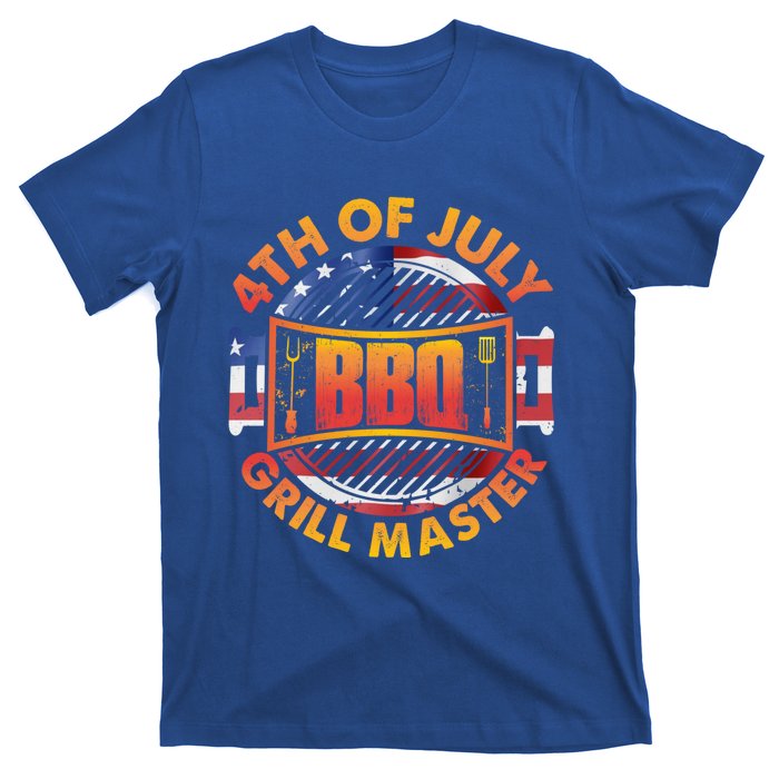 4th Of July Bbq Grill Master Gift T-Shirt