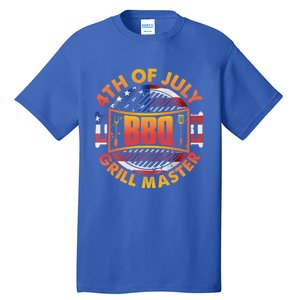 4th Of July Bbq Grill Master Gift Tall T-Shirt