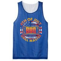 4th Of July Bbq Grill Master Gift Mesh Reversible Basketball Jersey Tank