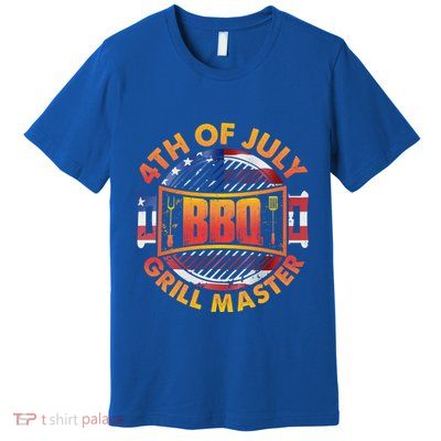 4th Of July Bbq Grill Master Gift Premium T-Shirt