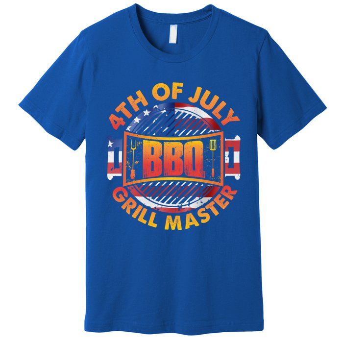 4th Of July Bbq Grill Master Gift Premium T-Shirt