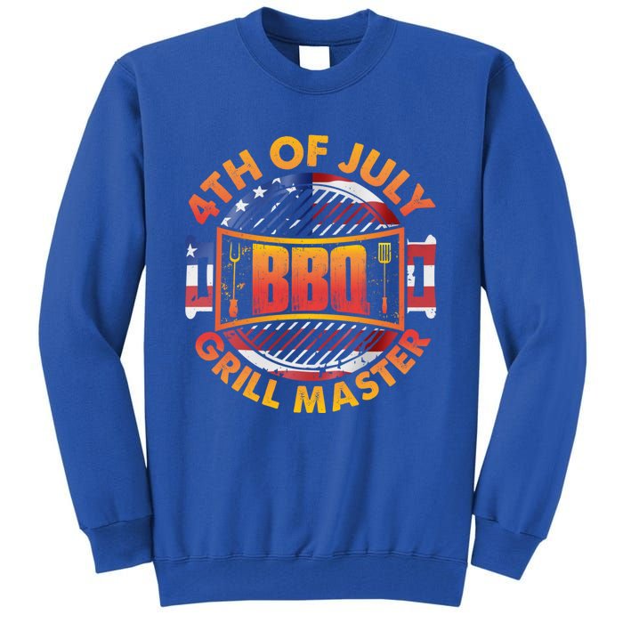 4th Of July Bbq Grill Master Gift Tall Sweatshirt