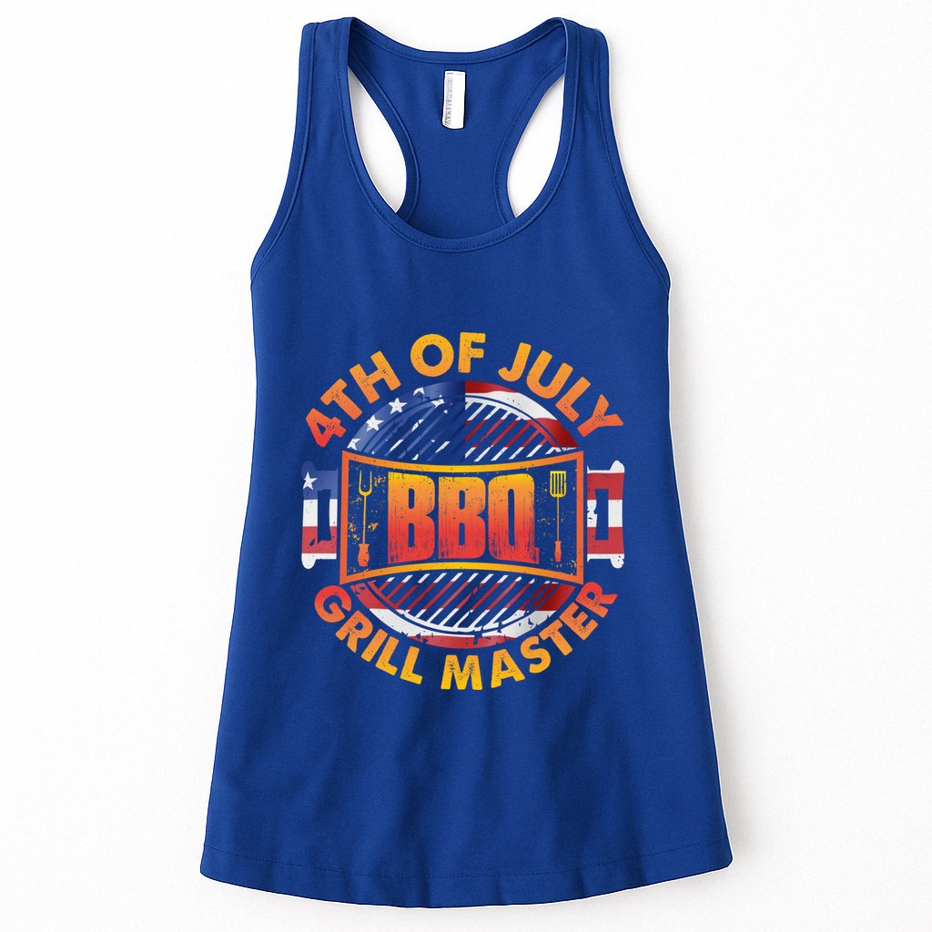 4th Of July Bbq Grill Master Gift Womens Tank Top