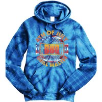 4th Of July Bbq Grill Master Gift Tie Dye Hoodie