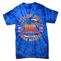 4th Of July Bbq Grill Master Gift Tie-Dye T-Shirt